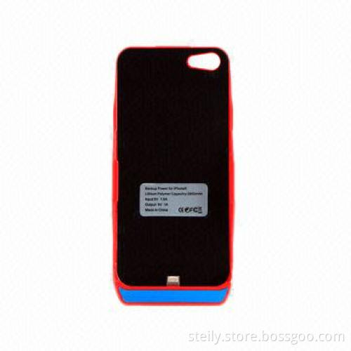 Rechargeable 2,800mAh Battery Case for iPhone 5, External Backup Power Supply